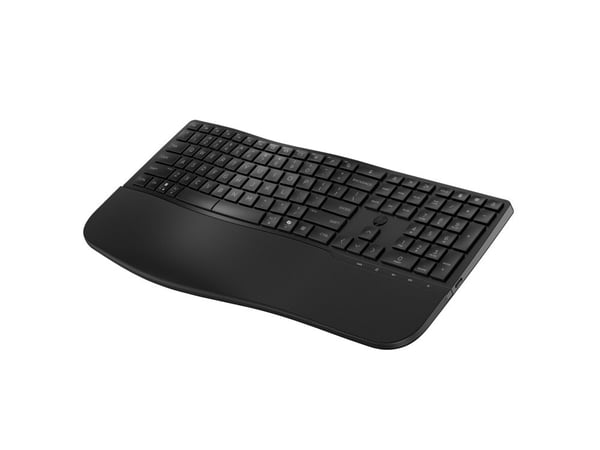 HP 680 Comfort - Tastatur - dual modus, 3-sone layout, flere enheter, 23 programmerbare taster, OS automatisk deteksjon, lav profil tastereeise - f...