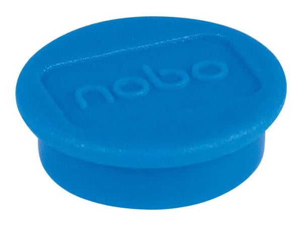 Nobo - Magnet - 2 cm diameter - blå (en pakke 8) - for P/N: 1900930, 1901043, 1902454, 1902455, Q18090MB, QB05442CD, QBPE1290, QBPE1812, QBPE9060