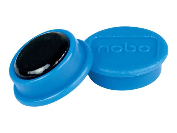 Nobo - Magnet - 2 cm diameter - blå (en pakke 8) - for P/N: 1900930, 1901043, 1902454, 1902455, Q18090MB, QB05442CD, QBPE1290, QBPE1812, QBPE9060