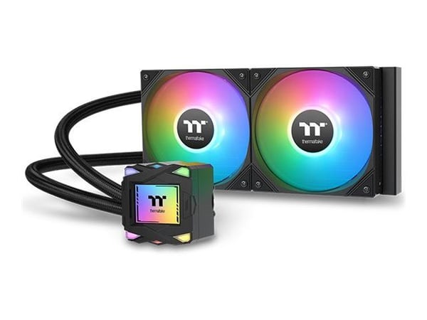 Thermaltake LA240 ARGB Sync - Kylsystem med vätska till processorn - Elementstorlek: 240 mm - (för: LGA1851, LGA1700, LGA1200, LGA1156, LGA1155, LG...