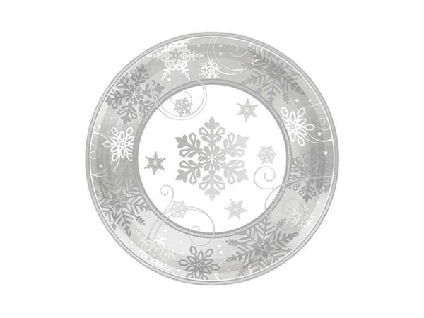 Snøfnugg tallerkener 17,7 cm