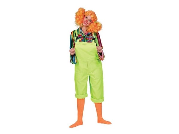 Neon grønne overall kostyme