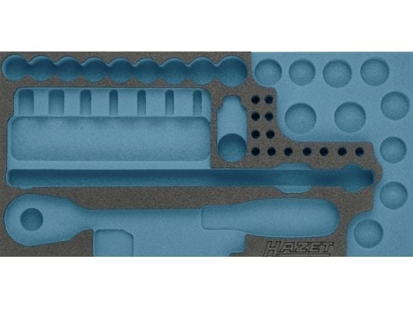 HAZET 163-359L, Vetolaatikkoyksikkö, Sininen, Harmaa, Vaahto, Saksa, 172 mm, 342 mm