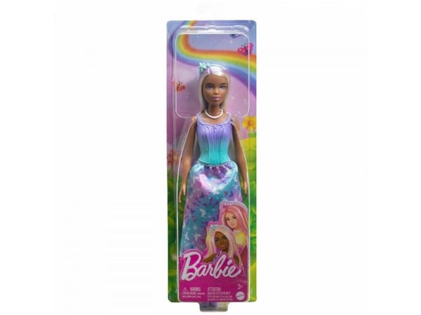 Barbie prinsessedukke blå og lilla antrekk