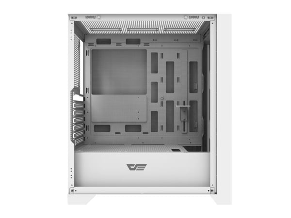 darkFlash DRX70 Mesh, Midi Tower, PC, Valkoinen, ATX, ITX, mikro ATX, Metalli, Karkaistu lasi, Pelaaminen