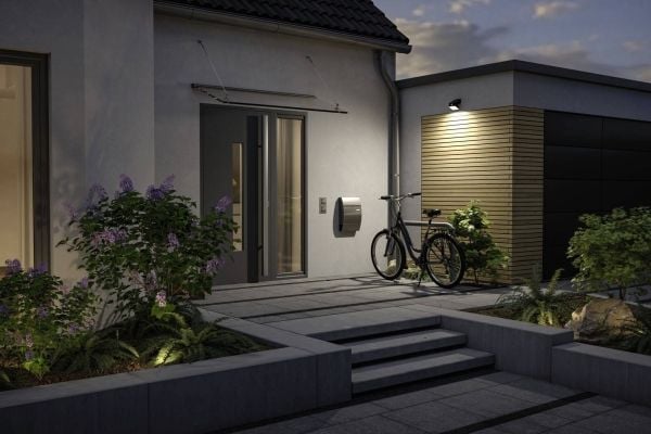 Paulmann 94608 Lesly Solar väggspot med rörelsesensor 5,5 W varmvit antracit