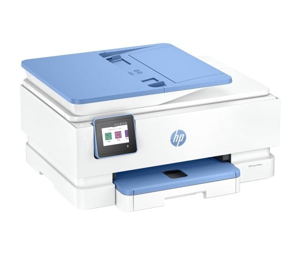 HP ENVY Photo Envy 7931 All-in-One Farge Skriver, Termisk blekk-dyse, Fargeutskrift, 4800 x 1200 DPI, Fargekopiering, A4, Blå, Hvit