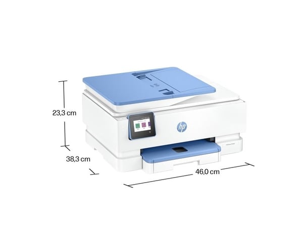 HP ENVY Photo Envy 7931 All-in-One Farge Skriver, Termisk blekk-dyse, Fargeutskrift, 4800 x 1200 DPI, Fargekopiering, A4, Blå, Hvit