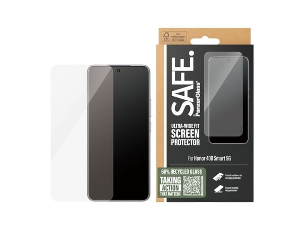 SAFE. by PanzerGlass - Skjermbeskyttelse for mobiltelefon - glass - for Honor 400 Smart