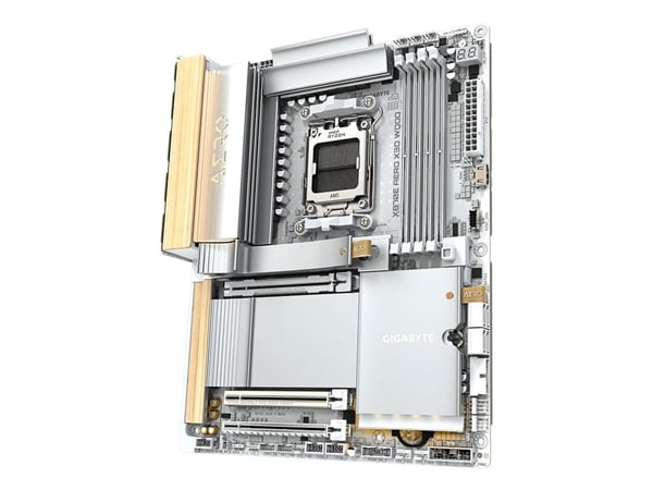 Gigabyte - Hovedkort - ATX - Socket AM5 - AMD X870E Chipset - USB 3.2 Gen 1 - innbygd grafikk (CPU kreves) - HD-lyd (8-kanalers)