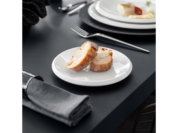 Villeroy & Boch 1042642660, Brød- og smørfat, Rund, Porselen, Hvit, 16,1 cm, 19,1 mm