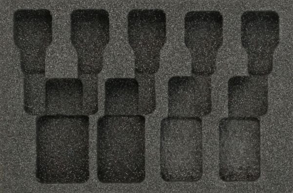 HAZET 163-361L Schaumstoffeinlage L x B 172 mm 114, Skuffemøbel, Blå, Grå, Skum, Tyskland, 342 mm, 519 mm