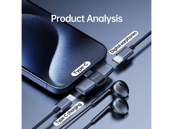 Equip 133479, USB-C, 2 x USB-C, Grå