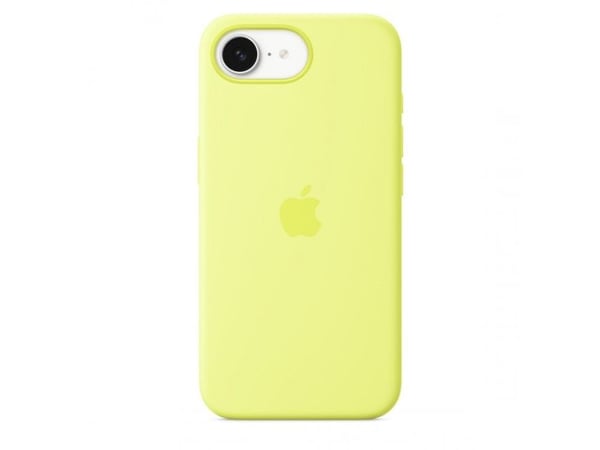 Apple - Baksidedeksel for mobiltelefon - silikon - neongul - for iPhone 16e