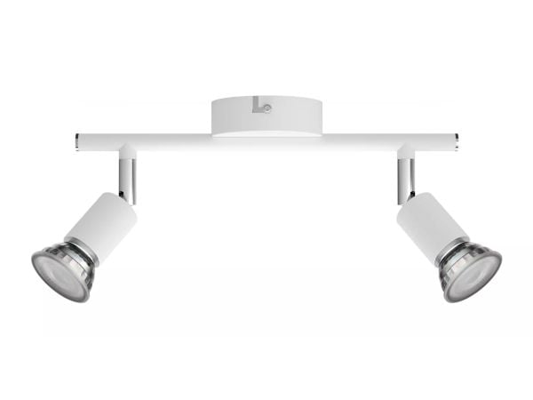 Philips Limbali-spotlys til tak/vegg, 2 stk., Overflateegnet, GU10, 2 ampuller, LED, 220-240 V, Hvit