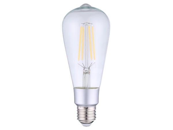 Shelly Vintage ST64, Smartpære, Wi-Fi, Gjennomsiktig, 802.11b, 802.11g, Wi-Fi 4 (802.11n), E27, E27