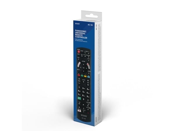 SAVIO RC-06 - Universal fjernkontroll - infrarød - svart