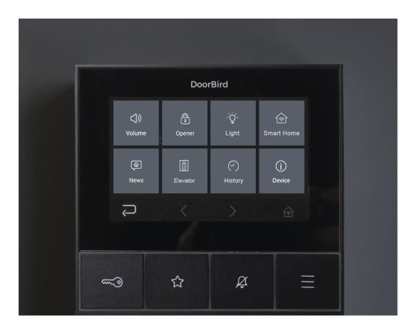 DoorBird DoorBird IP Video Innenstation A1101 Black Edition