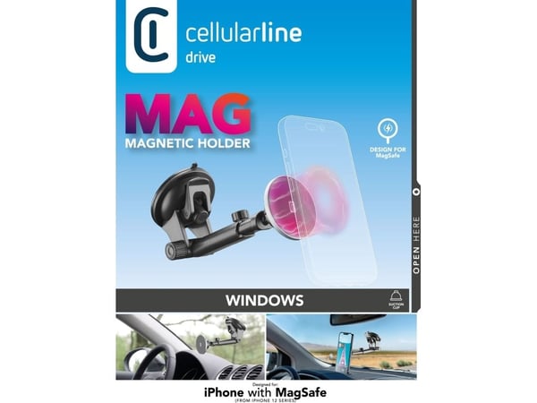Cellularline 8018080439667, Matkapuhelin/älypuhelin, Passiiviteline, Auto, musta