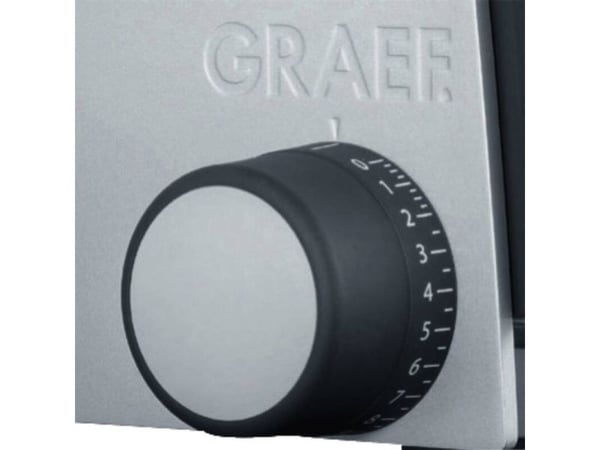 Graef G55, Elektrisk, 2 cm, Grå, Metall, 17 cm, Ujevn
