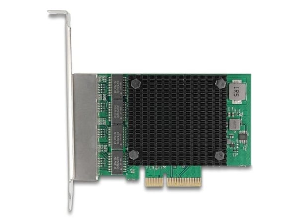 Delock - Nettverksadapter - PCIe 2.1 x4 lav profil - 2.5GBase-T x 4