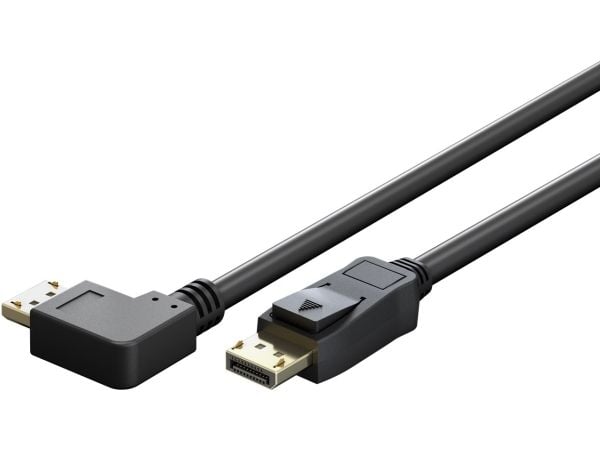 Goobay 77052, 1 m, DisplayPort, DisplayPort, Hankjønn, Hankjønn, 7680 x 4320 piksler