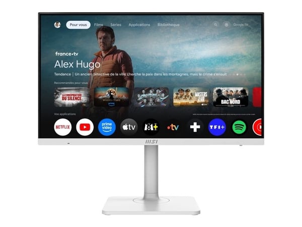 MSI Modern MD272UPSW, 68,6 cm (27"), 3840 x 2160 piksler, 4K Ultra HD, 4 ms, hvit