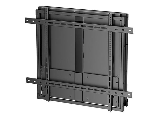 VivoLink FlexiLift - Monteringssats (2 väggkonsoler, adapterplatta) - för platt panel - stål - svart - skärmstorlek: 60"-100"