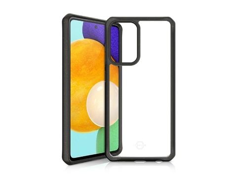 ITSKINS FERONIABIO PURE cover til Samsung Galaxy A52s 5G / A52 4G / 5G®. Sort og gennemsigtig