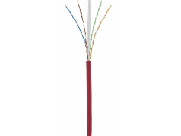 Renkforce RF-5047416, 0,5 m, Cat6, U/UTP (UTP), RJ-45, RJ-45, Röd