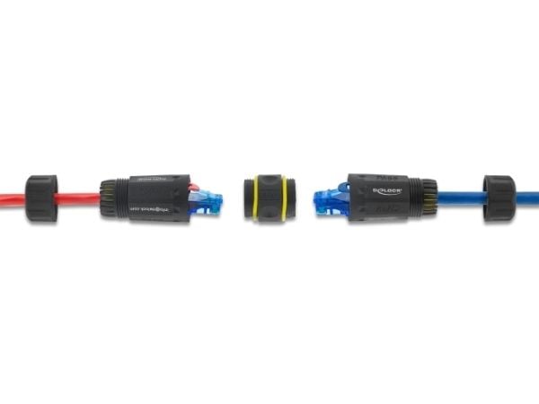 DeLOCK 90816, musta, Muovi, 1 kpl, Suora, M23, 4,5 mm