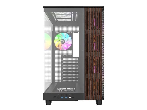 Thermaltake View 380 XL WS ARGB - Mid tower - ATX - sidepanel med vindu (herdet glass) - ingen strømforsyning (PS/2) - svart - USB/lyd