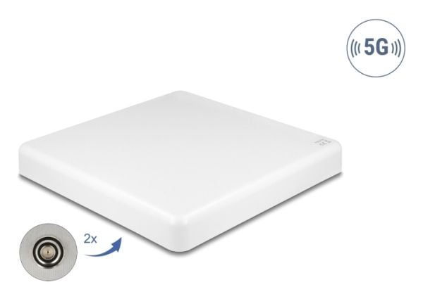 Delock - Antenne - lappe - mobiltelefon - 9 dBi - direksjonal - utendørs, stangmontering, kan monteres på vegg