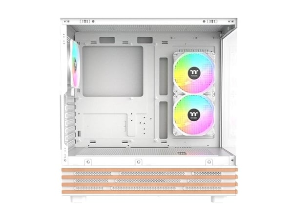 Thermaltake View 270 Plus WS ARGB - Mid tower - utvidet ATX (E-ATX) - sidepanel med vindu (herdet glass) - ingen strømforsyning (PS/2) - snø - USB/lyd