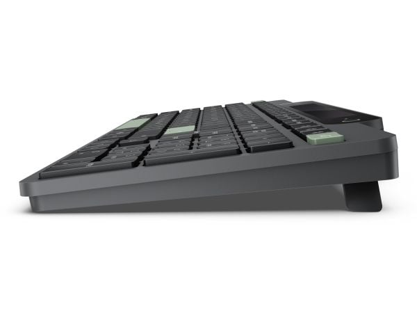 Lenovo - Tastatur - self-charging - trådløs - Bluetooth 5.1 - QWERTY - Dansk - svart - brun boks