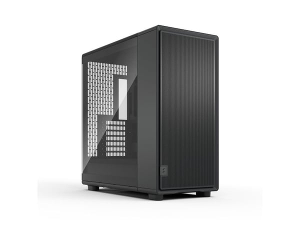 Fractal Design Epoch XL TG - Datakabinett - utvidet ATX (E-ATX) - sidepanel med vindu (herdet glass) - ingen strømforsyning (ATX) - svart, lys - US...