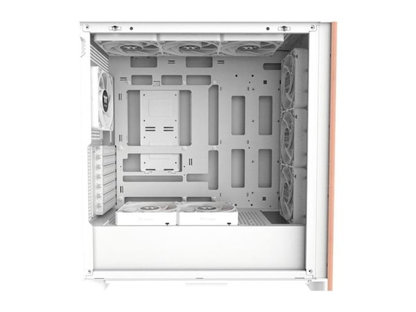 Thermaltake S370 WS Snow, Midi Tower, PC, Hvit, ATX, EATX, Micro ATX, Mini-ITX, SPCC, Herdet glass, Spilling