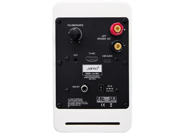 Jamo mini MKII, 2-veis, 2.0 kanaler, Ledning & Trådløs, Hvit