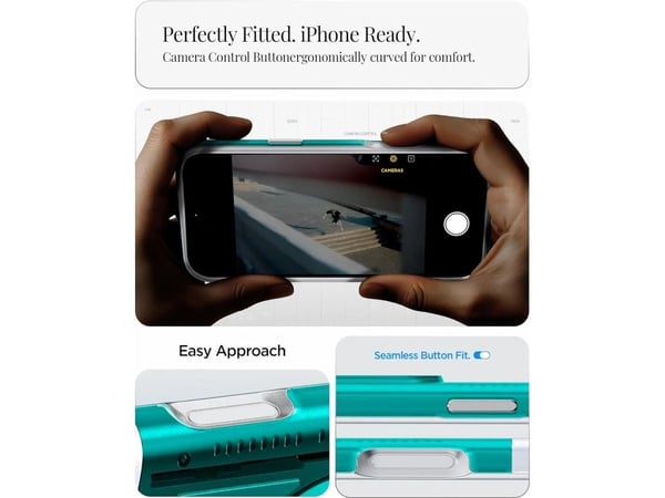 Spigen Classic C1 (MagFit), Etui, Apple, iPhone 17 Pro, 16 cm (6.3"), Rød