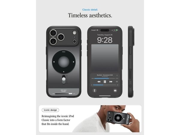Spigen Ultra Hybrid (MagFit), Etui, Apple, iPhone 17 Pro, 16 cm (6.3"), Svart