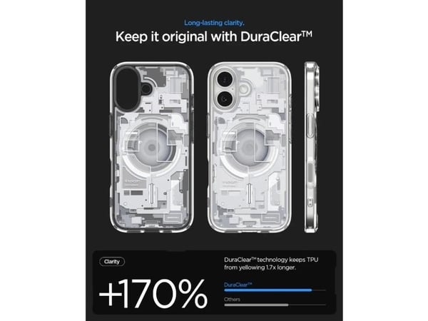 Spigen Ultra Hybrid (MagFit) Zero One, Etui, Apple, iPhone 17, 16 cm (6.3"), Svart