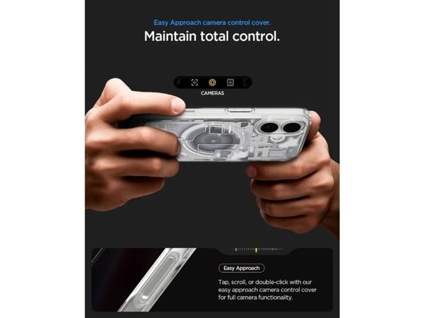 Spigen Ultra Hybrid (MagFit) Zero One, Etui, Apple, iPhone 17, 16 cm (6.3"), Svart