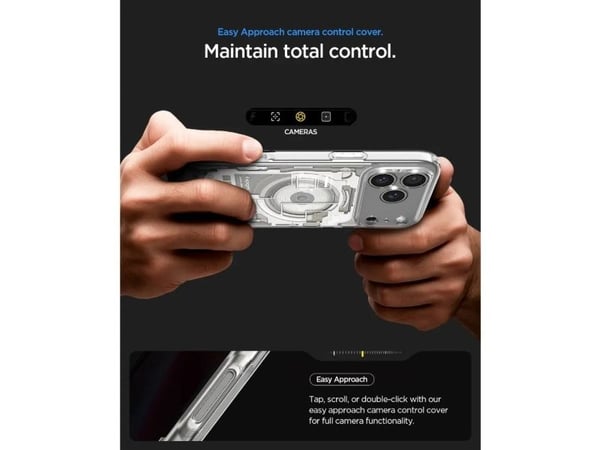 Spigen Ultra Hybrid (MagFit) Zero One, Suojus, Apple, iPhone 17 Pro, 16 cm (6.3"), musta