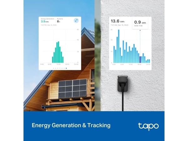 TP-Link Tapo P410M, Utendørs, Svart, Hjem, IP54, Status, Trådløs