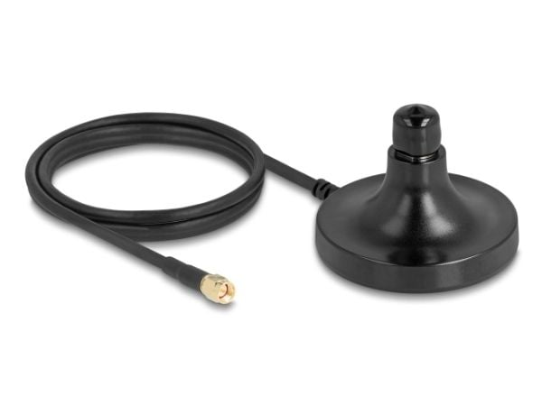 Delock Magnetisk antennestativ 1 x N hunn til 1 x SMA hann ULA100 1 m utendørs svart