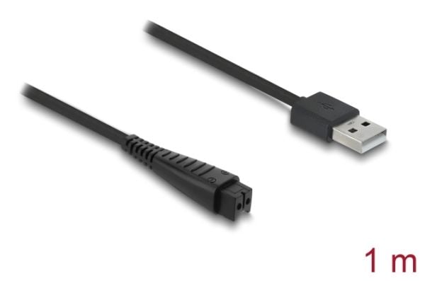 Delock USB-latauskaapeli 4,8 V sähköparranajokoneelle yhteensopiva Panasonic ES-LV97, ES-LA63, RE7-51, RE7-59 sarjojen kanssa - Parranajokoneet - P...