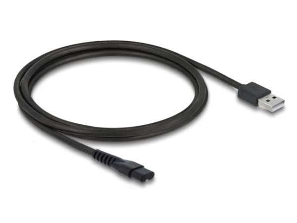 Delock USB-latauskaapeli 5 V sähköparranajokoneelle yhteensopiva MANSCAPED 2.0 / 3.0 sarjan kanssa - Parranajokoneen laturin vaihtokaapeli 1