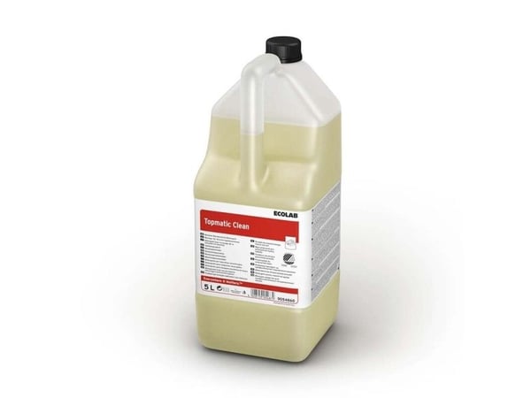 ECOLAB Topmatic Clean - Vaskemiddel - væske - jerrykanne - 5 L - profesjonell - maskin klar (en pakke 3) ECOLAB Topmatic Clean - Vaskemiddel - væske - jerrykanne - 5 L - profesjonell - maskin klar (en pakke 3)