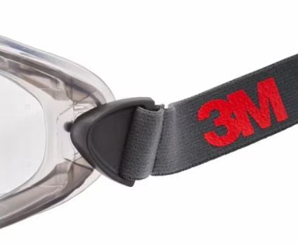 3M 2891S-SGAF, Sikkerhetsbriller, Slipearbeid, Omslag, Alle kjønn, Grå, Rød, Gjennomsiktig