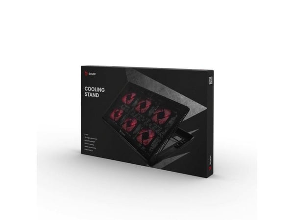 Savio Laptop cooling pad 6 backlit fans 2000 RPM COS-01, 43,9 cm (17.3"), 5 kg, 6 stykker, 7 cm, 7 cm, 7 cm